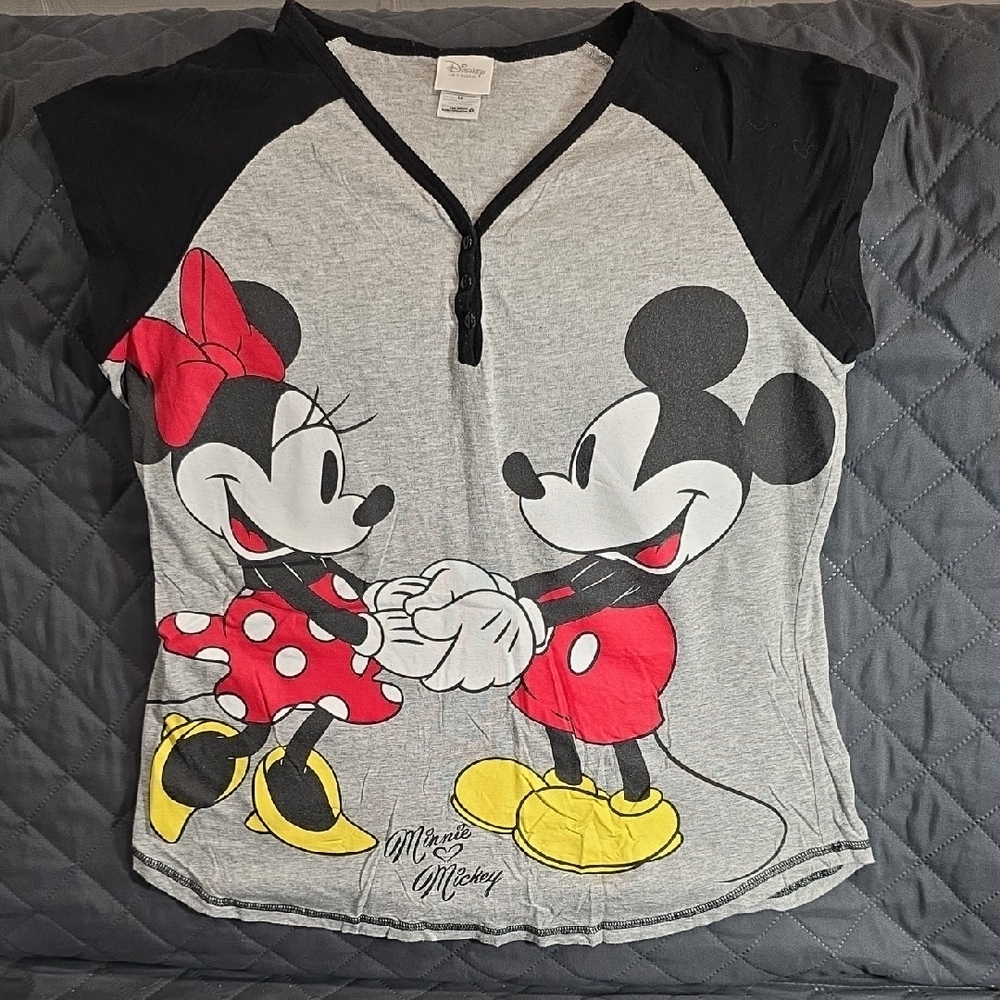 Mickey & Minnie Mouse Sleeveless Top